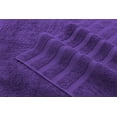 thumbnail image 4 of American Soft Linen Purple Bath Towel Set 100% Turkish Cotton Luxury Hotel Towels for Bathroom 4 Piece, 4 of 7