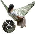 thumbnail image 2 of LAFGUR Net Nylon Hammock With Hammock Cords Comfortable Suspended Bed For Outdoor, 2 of 8