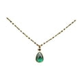 thumbnail image 2 of Neinkie Gem Stone King Beautiful Tear Drop Ribbon Pendant on Chain Made with Crystals, 2 of 7