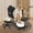 BlackKOU, variant on FAYEAN Adjustable Pedicure Station with Footrest and Stool, 360° Swivel No Plumbing Nail Salon Chair for Manicure Pedicure