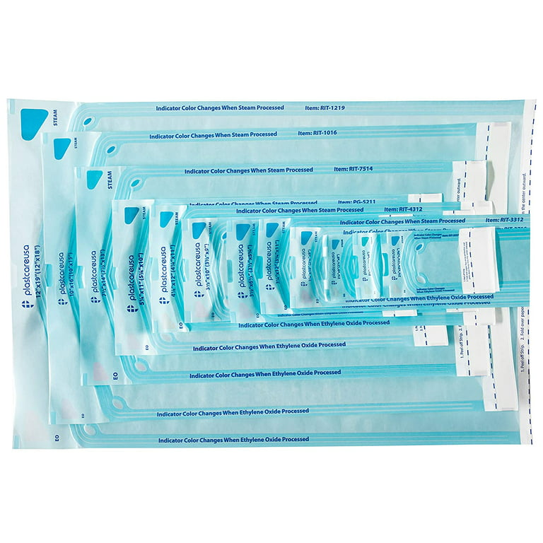 Sterilization Pouches  Multiple Sizes (200/box) -Primo Dental
