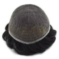 thumbnail image 6 of LYRICAL HAIR Toupee for Men Indian Human Hair Replacement System All Lace Mens Toupee French Lace Hairpieces for Man Bleached Front Knots Mens Hair Piece Unit, 6 of 7