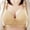 Beige, variant on Babysbule Bras for Women Women Bra No Rims Comfortable Breathable Anti-exhaust Base Top Solid Underwear
