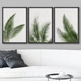thumbnail image 2 of wall26 Framed Canvas Print Wall Art Set Tropical Jungle Palm Leaf Collage Nature Floral Digital Art Modern Art Rustic Botanical Relax/Calm for Living Room, Bedroom, Office - 16"x24"x3 BLACK, 2 of 5