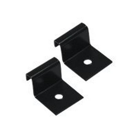 

ICC 4 in. Metallic Wall Bracket - Black (2-Pack)