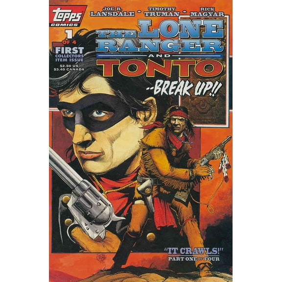 Lone Ranger and Tonto, The #1 VF ; Topps Comic Book