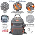 thumbnail image 2 of Mochila pañales Aomay mamá, Bolsas cambio multifunción, Impermeables, Viaje, Maternidad, Gran capacidad (Regular), 2 of 3