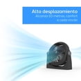 thumbnail image 3 of Navia CEN-1010 Ventilador Escritorio o Piso, 3 Velocidades, Cabezal 360°, Silencioso y Potente, Negro, 10", 3 of 8