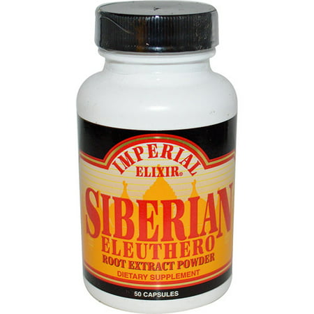 Imperial Elixir Ginseng - Sibérie Eleuthero - 2500 mg - 50 capsules