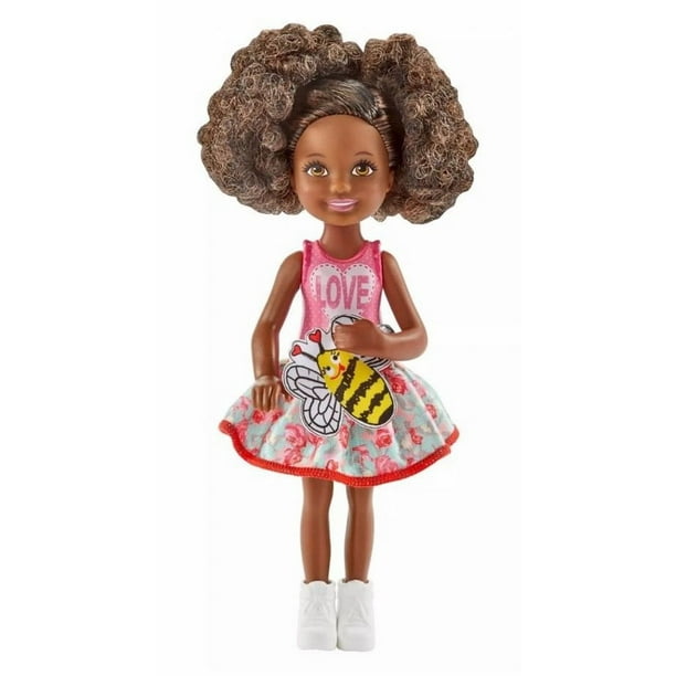 Barbie 2016 Chelsea Doll "Love" Approx 5.5" Tall - African American