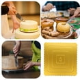 thumbnail image 2 of OUNONA 10Pcs Household Cake Boards Golden Grease-resistant Lightweight For Bakers And Parties, 2 of 8