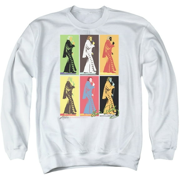 Elvis Presley - Retro Boxes - Crewneck Sweatshirt - Large