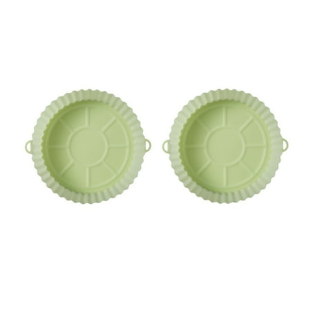 

Air Fryer Silicone Pot Air Fryers Oven Baking Tray Green