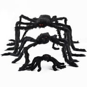 7 Sizes Halloween Giant Spider Hanging Decoration House Haunted Outdoor Yard Halloween Spider Props Decor