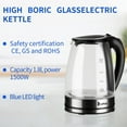 thumbnail image 5 of Ktaxon Electric Kettle, Fast Heat with Auto Shut off, Boil Dry Protection, Black, 5 of 6