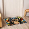 thumbnail image 6 of Monkey Non-Slip Polyester Door Rug Chair Mat Kitchen Rugs, Machine Washable, 6 of 6