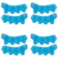 thumbnail image 1 of 4 pares de separadores de dedos de gel de sílice para 2 dedos, corrección de juanetes, alivio del dolor, herramienta ortopédica, azul, tamaño promedio, 1 of 14