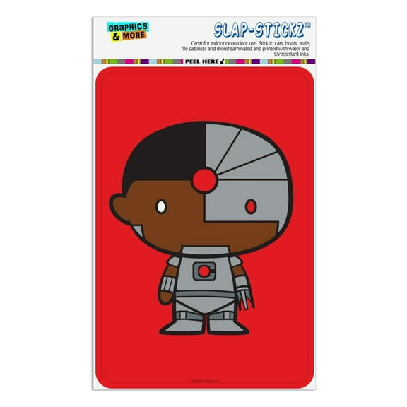 Justice League Cyborg Cute Chibi Character Home Business Office Sign