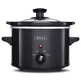 thumbnail image 1 of Bella Olla de cocción lenta eléctrica de 1,5 cuartos de galón, olla de gres extraíble apta para lavavajillas y tapa de vidrio, temperatura ajustable y asas de tacto frío, mini olla arrocera portátil,, 1 of 5