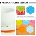 thumbnail image 2 of KONTONTY 5Pcs Toddler Place Mats for Table Silicone Heat Resistant Durable Round, 2 of 8