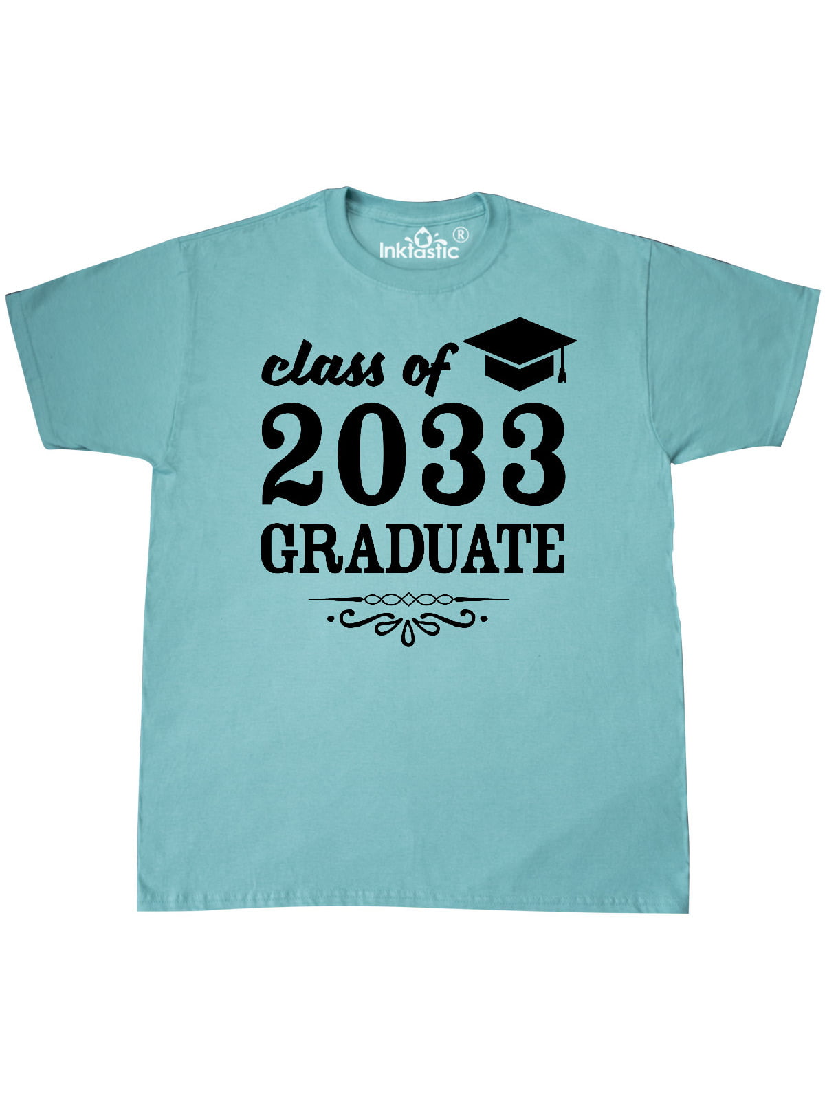 Inktastic Class of 2033 Graduate with Graduation Cap T-Shirt - Walmart.com