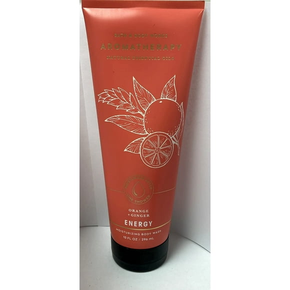 Bath & Body Works Aromatherapy Energy Orange Ginger Moisturizing Body Wash 10 fl oz / 296 mL