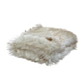 thumbnail image 3 of Cozy Tyme Kahula Faux Wolf Fur Throw - Reverse Micromink, Cozy, Extra Soft, 3 of 10