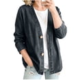 thumbnail image 3 of Frostluinai Womens Classic Button Front Breathable Stretch Denim Jacket Lightweight Casual Long Sleeve Distressed Jean Cardigan Coat with Pocket, 3 of 6