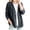 Black, variant on Women's Classic Button Front Denim Jacket, V-Neck Stretch Denim Jacket, Breathable Fabric Loose Fit for Daily White S(S)
