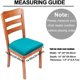 thumbnail image 3 of Funda de cojín de terciopelo para silla, Protector antideslizante para asiento de sala de estar, oficina, cocina y banquete, 1 unidad, 3 of 4