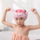 thumbnail image 3 of 4PCS Gorro de ducha para niños Gorros de natación de animales impermeables de doble capa para niño niña Rana verde, 3 of 5