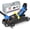 Blue, variant on DNA Motoring 1.5 Ton Car Floor Jack Low Profile Hydraulic Trolley Service/Floor Jack, 1.5T / 3000 lbs Capacity, Lifting Range 5.3 Inch -12 Inch, with Storage Case, Red, TOOLS-00326