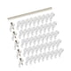 thumbnail image 1 of 50 Piezas Clips de Retenedor de Vidrio Clips de Gabinete de Vidrio Resistentes con Tornillos Clips de Soporte de Espejo Transparente para Fijación de, 1 of 7