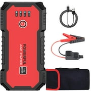 SUGIFT 2000A Car Jump Starter 12V 20000mAh up to 9L Gas 7L Diesel Engines with USB Quick Charge 3.0 and Smart Clip