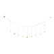 thumbnail image 4 of Bohemian Star Garland Decor Colgando Decoraciones de pared Colgante Decorativo Arte de pared con cadenas para Cafe Sala de estar Apartamento, 4 of 9