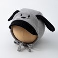thumbnail image 2 of Hessimy Baby Dog Face Knit Bonnet Hat with Floppy Ears,Winter Warm Earflap Cap with Chin Ties, 2 of 8