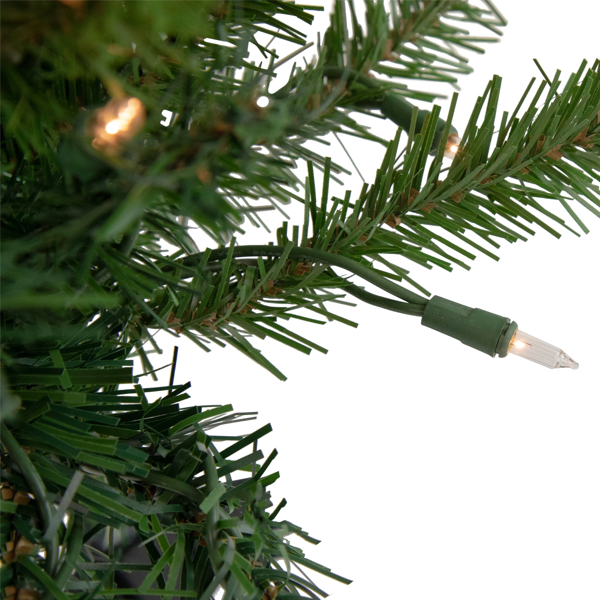 Northlight Pre-Lit Medium Aspen Pine Artificial Christmas Tree - 2' - Clear Lights