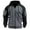 Dark Gray, variant on Chiccall Full Zip Hoodies for Men with 4 Pockets Outdoor Workout Fleece Sweatshirt Casual Colorblock Drawstring Hoodie