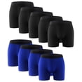 thumbnail image 3 of 9PK Performance Mens Boxer Briefs Polyester Underwear Size Small, Medium. Large, XL & XXL, 3 of 11