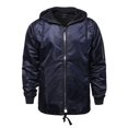 thumbnail image 1 of FashionOutfit Men's Casual Solid Color Zipper Detail Waterproof Windbreaker, 1 of 1
