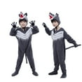 thumbnail image 4 of Weebloom Baby Boy Rompers Performance Jumpsuit Wolf Outfit For Kids Stage Show Dance Party Loose Comfortable Toddler Playwear Outwear,3-4 Years, 4 of 4