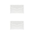 thumbnail image 1 of Matsuzay Tapete de algodón blanco y cómodo para el piso de la ducha y el hilo de algodón importado es polar blanco 2piezas, 1 of 6