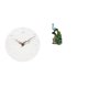 thumbnail image 1 of Elegante Reloj De Pared Silencioso Con Diseño De Estatua De Pavo Real, Arte Decorativo Para El Hogar, La Oficina, La Cocina, El Dormitorio, La Sala De Estar, La Sala De Estudio, La Estantería., 1 of 8