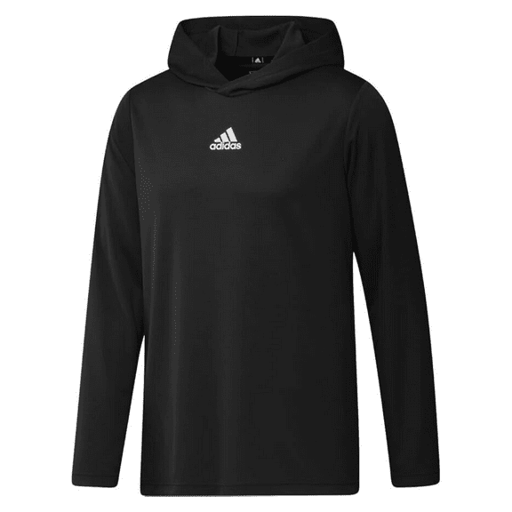 Adidas Stadium Heat.RDY Mens Longsleeve Hoodie- M/ Black-white