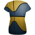 thumbnail image 2 of Championship Basketball Navy & Gold All Over Womens T Shirt Multi SM, 2 of 2