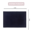 thumbnail image 3 of Home Weavers Luxury Bathroom Rug 100% Cotton Reversible Bathroom Rugs Set, Washable Rug, Soft Absorbent bath Rug, Bathroom rug, Kitchen Mat, Non Slip Bath Decor Mat Set, 17"x24" Rectangle, Navy, 3 of 3