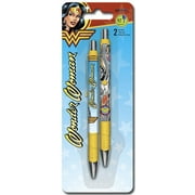 Gel Pen 2pk - DC Comics - Wonder Woman - 2pk New Toys Gifts Stationery iw0016