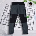 thumbnail image 6 of GrmtClth Mens Cargo Pants 2026 Linen Relaxed Fit Casual Elastic Waist Drawstring Palazzo Pants Summer Beach Travel Wide Leg Trousers with Label Black L, 6 of 6