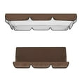 thumbnail image 2 of oshhnii Garden Swing Chair Canopy Cover Kit Accessories Canopy 195x125x15cm Sunproof Brown, 2 of 9