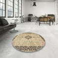 thumbnail image 4 of Ahgly Company Machine Washable Indoor Rectangle Traditional Brown Area Rugs, 6' x 9', 4 of 7